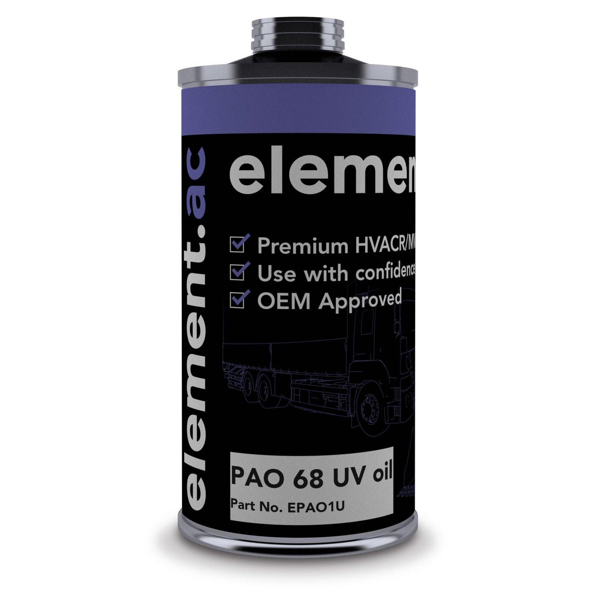 element.ac PAO 68 oil UV (Polyalphaolefin) 1L EPAO1U
