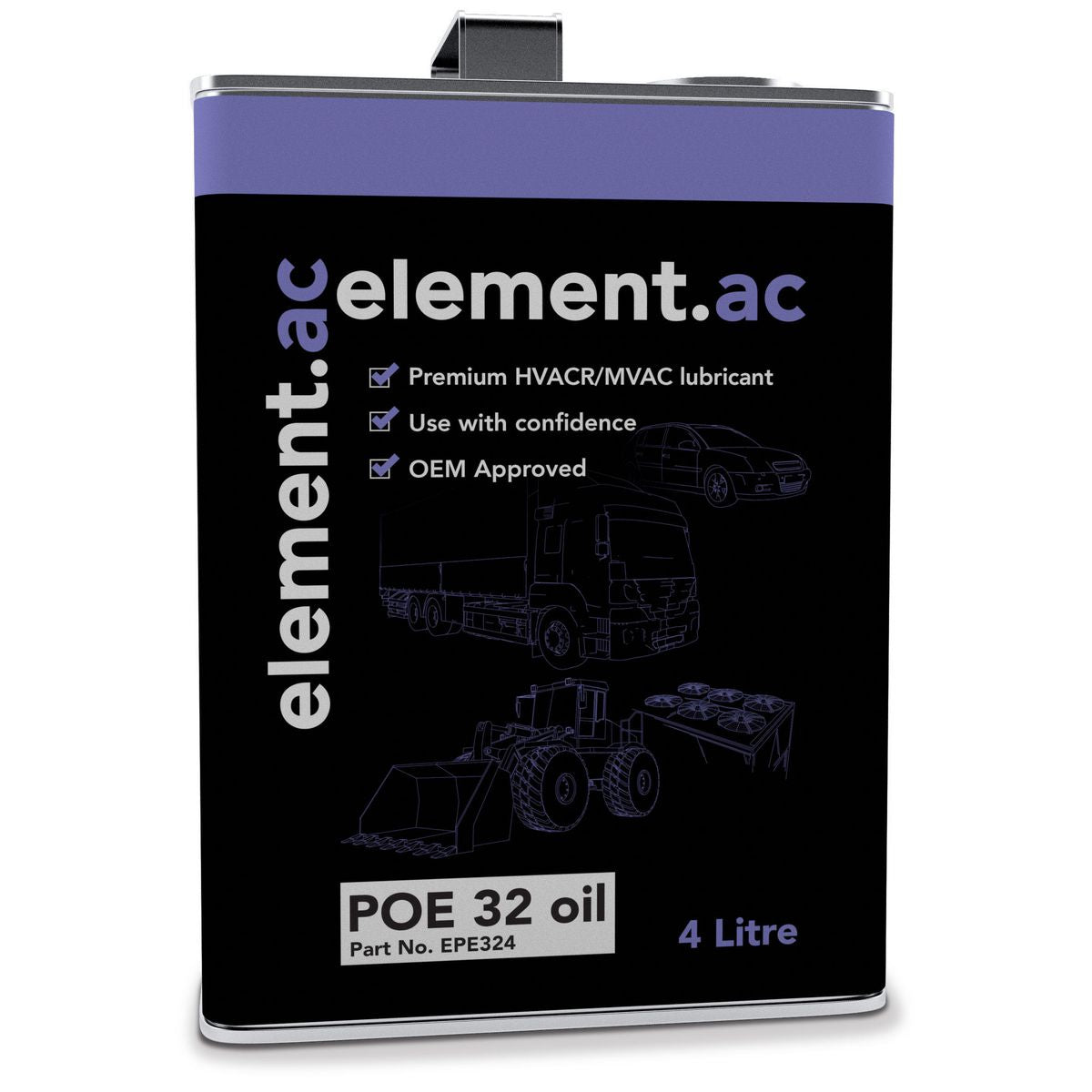 Element.Ac Poe 32 Oil (Polyolester), 4 Litre EPE324