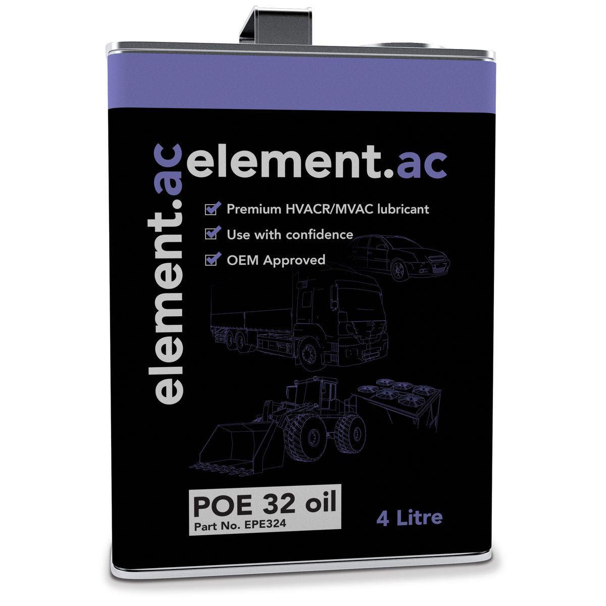 Element.Ac Poe 32 Oil (Polyolester), 4 Litre EPE324