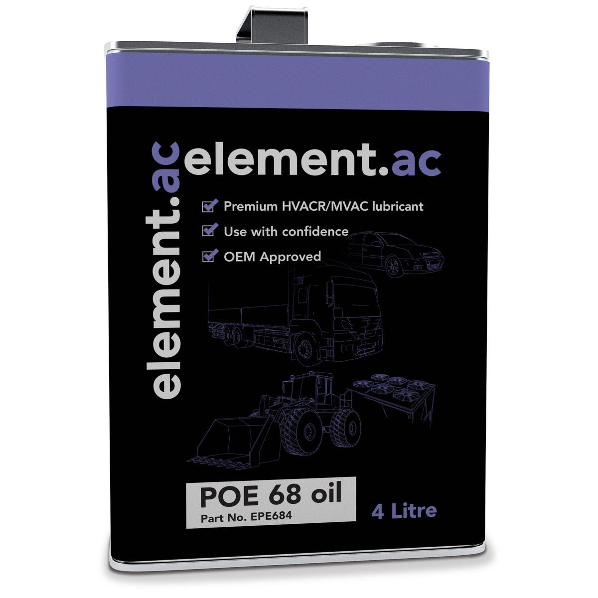 element.ac POE 68 oil (Polyolester) 4L EPE684