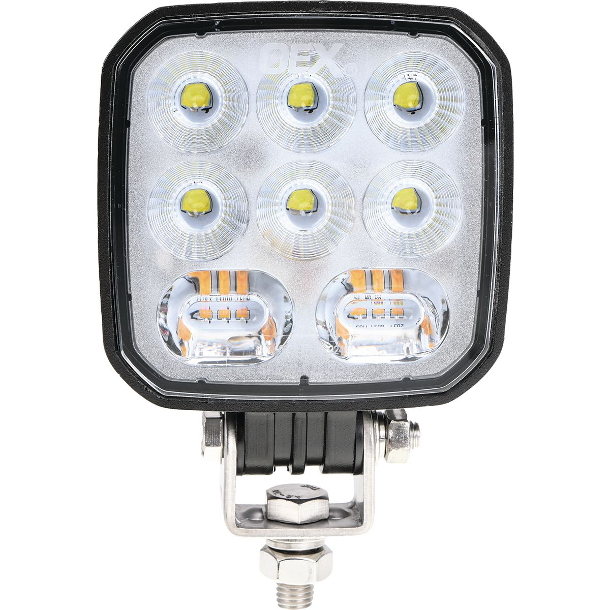 OEX Integrated Flood Work Light / Amber Warning Light 12/24V ACX5587