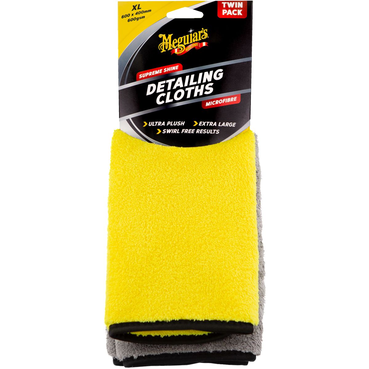 Meguiars Supreme Shine Detailing Cloth Twin Pack AX2020