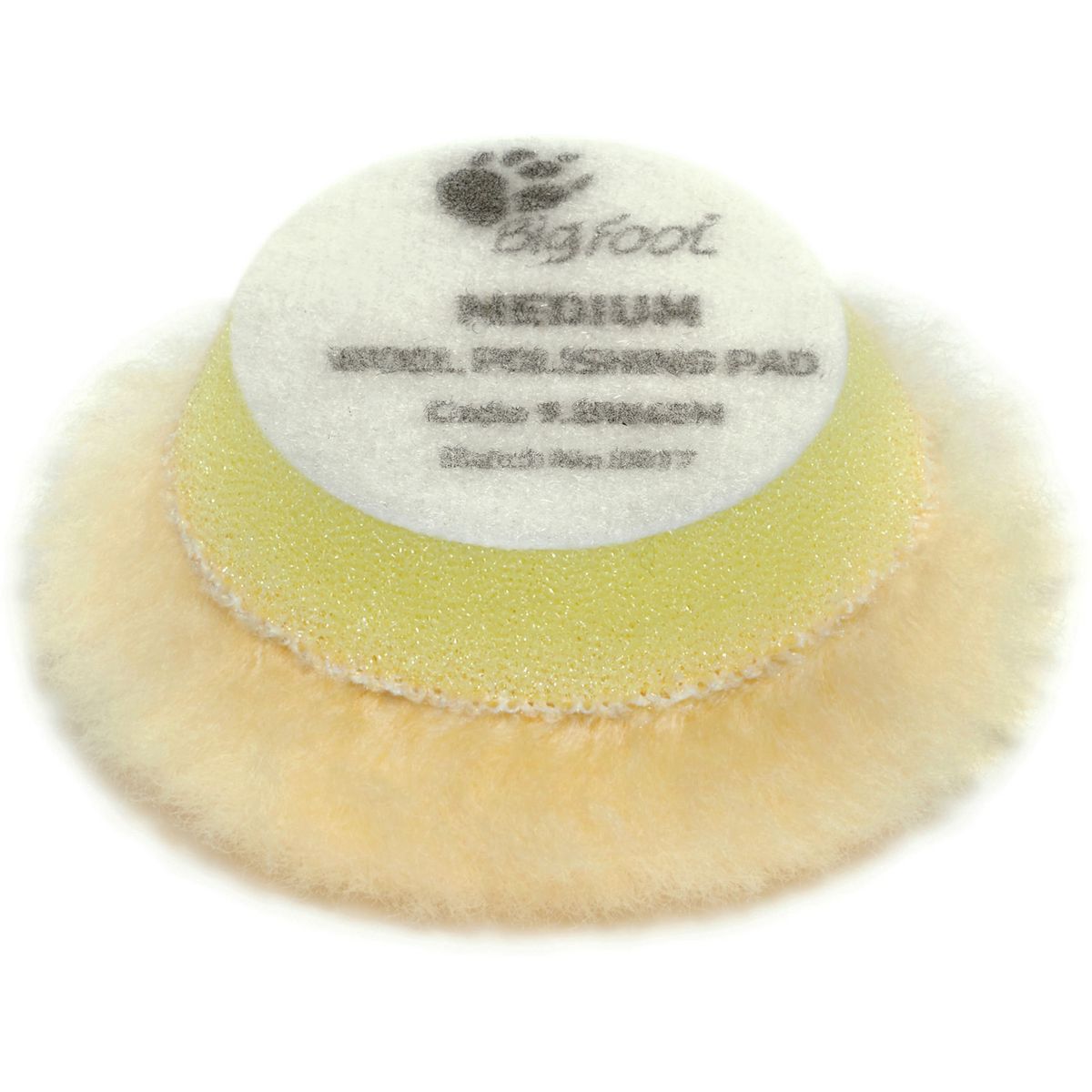Rupes Bigfoot Nano Wool Medium Polishing Pad Yellow 30/45Mm 4 Pack 9.BW40M