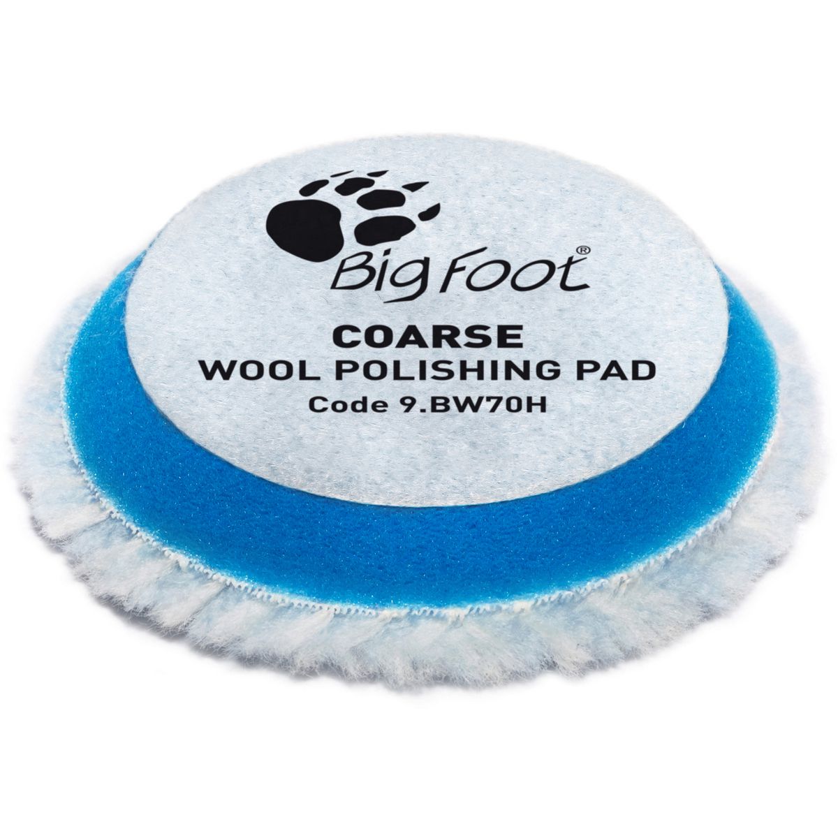 Rupes Bigfoot Nano Blue Coarse Wool Polishing Pad Blue 50/65Mm 4 Pk 9.BW70H