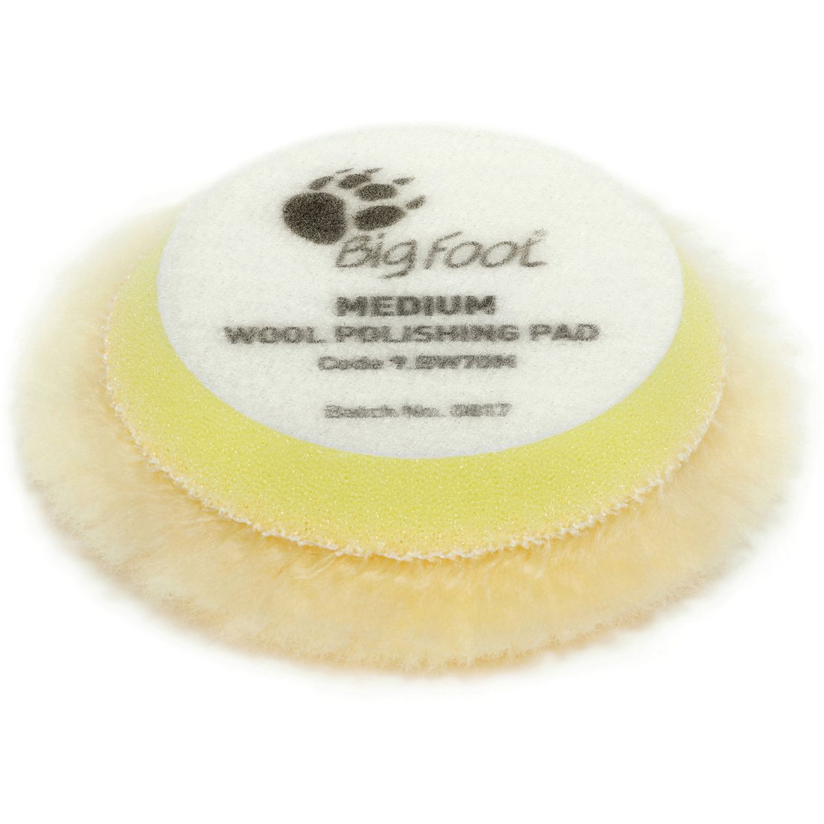 Rupes Bigfoot Nano Yellow Medium Wool Polishing Pad 50/65Mm 4 Pk 9.BW70M