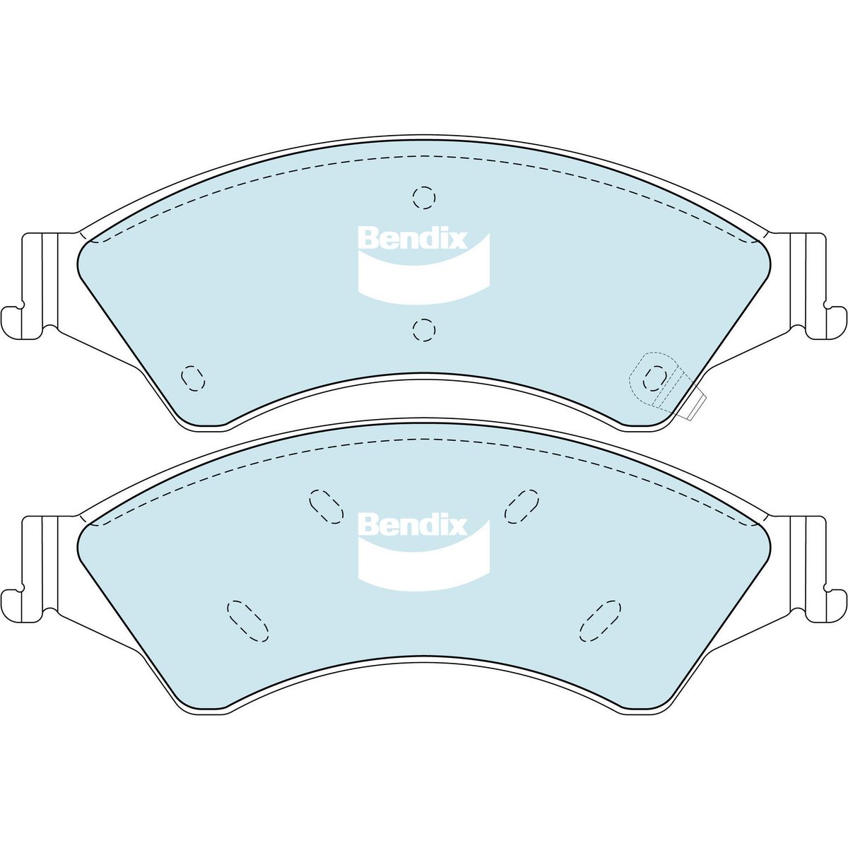 Bendix Ultimate 4WD Brake Pad Set Front DB2074 ULT4WD