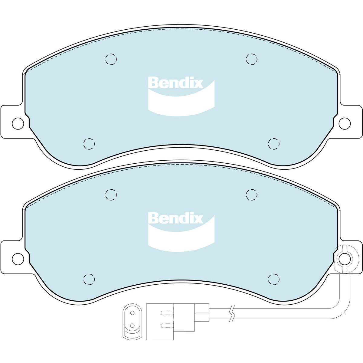 Bendix Ultimate 4WD Brake Pad Set Front DB1915 ULT4WD