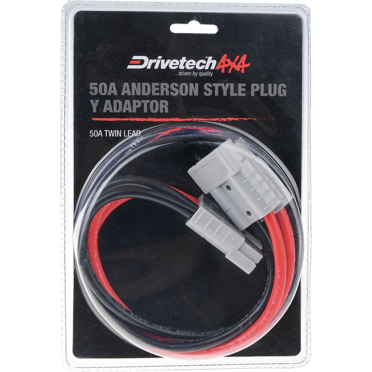 Drivetech 4x4 50A Anderson Single To Twin DTAPY
