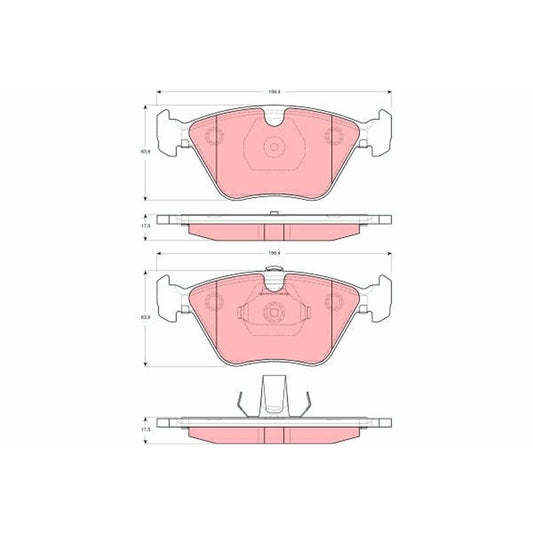 TRW Cotec Brake Pad Set GDB1619