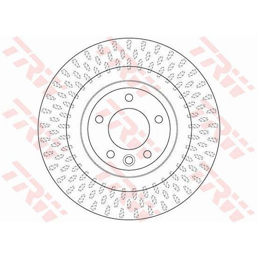 TRW Brake Rotor 350mm Rear DF6528S