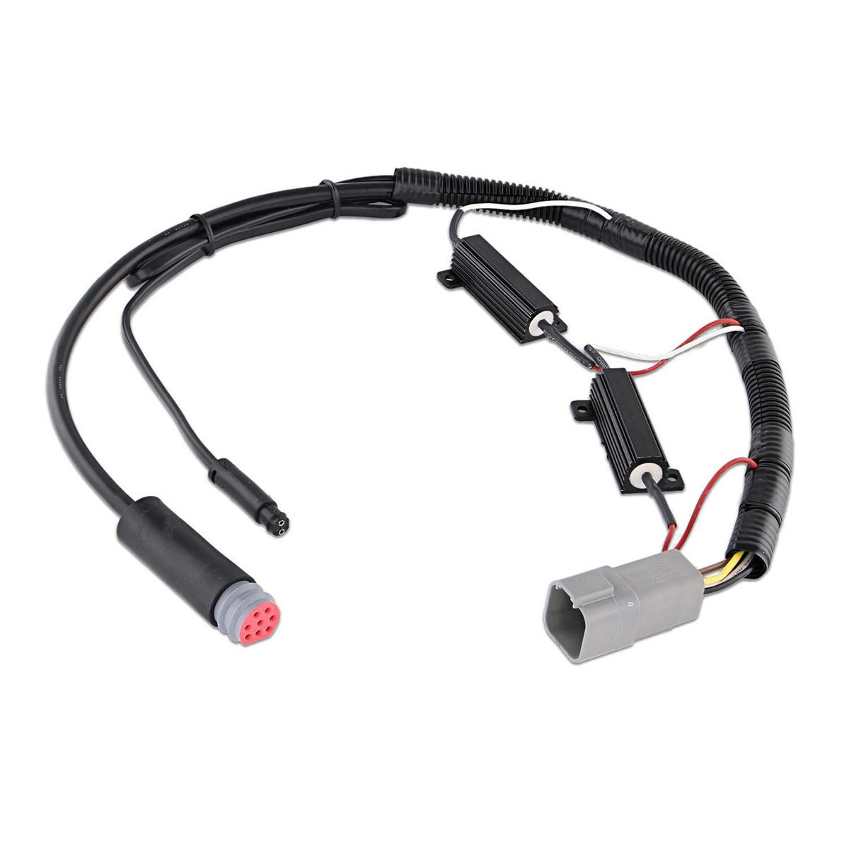 LED Autolamps Harness System Rear Lamps to Patch System 450mm with 5 Core Loom and 2 x 12V Load Resistors 2LR12-450CSB