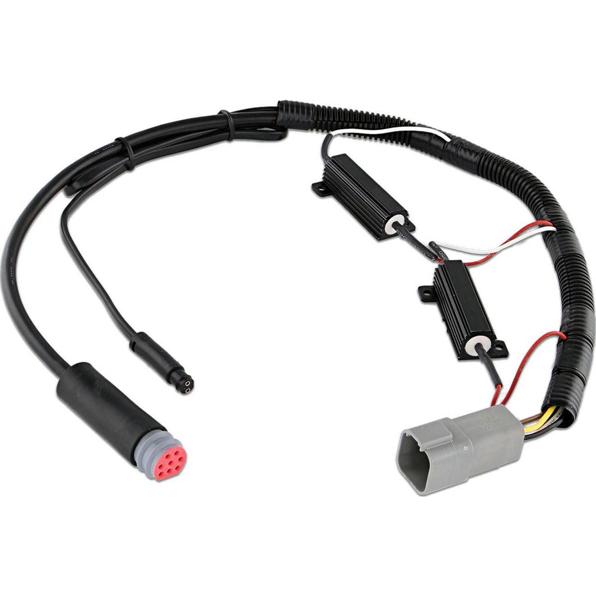 LED Autolamps Harness System Rear Lamps to Patch System 450mm with 5 Core Loom and 2 x 12V Load Resistors 2LR12-450CSB