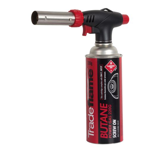 Trade Flame Handy Blow Torch Kit, Auto , Screw Refill 211312