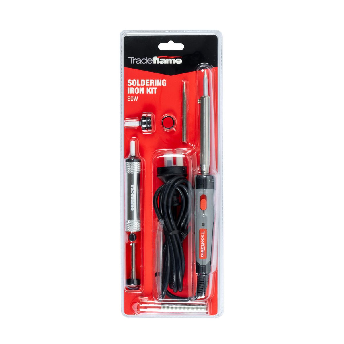 Trade Flame Soldering Iron Kit- 240V 60W 218112