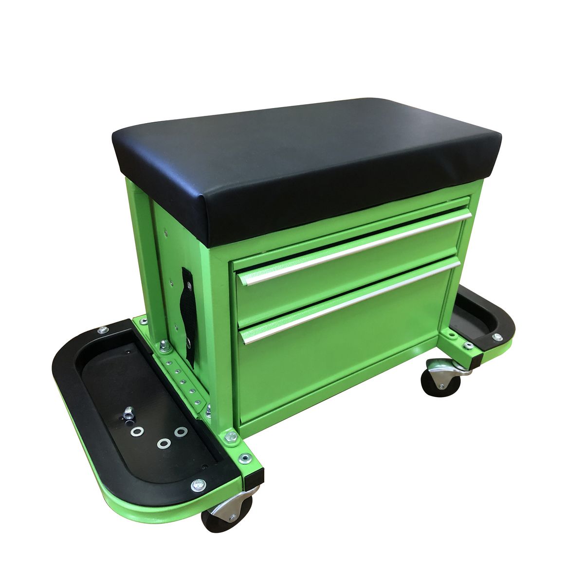 Mechpro Garage Stool Seat Padded Stool With 2 Tools Drawer MPBGS