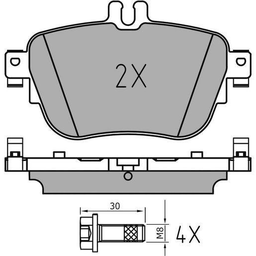 MEYLE Brake Pad Set 025 224 3716/PD