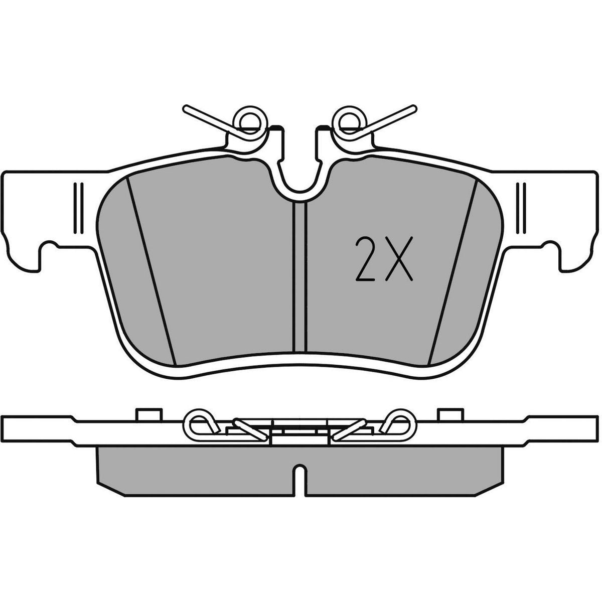 MEYLE Brake Pad Set 025 225 6816/PD
