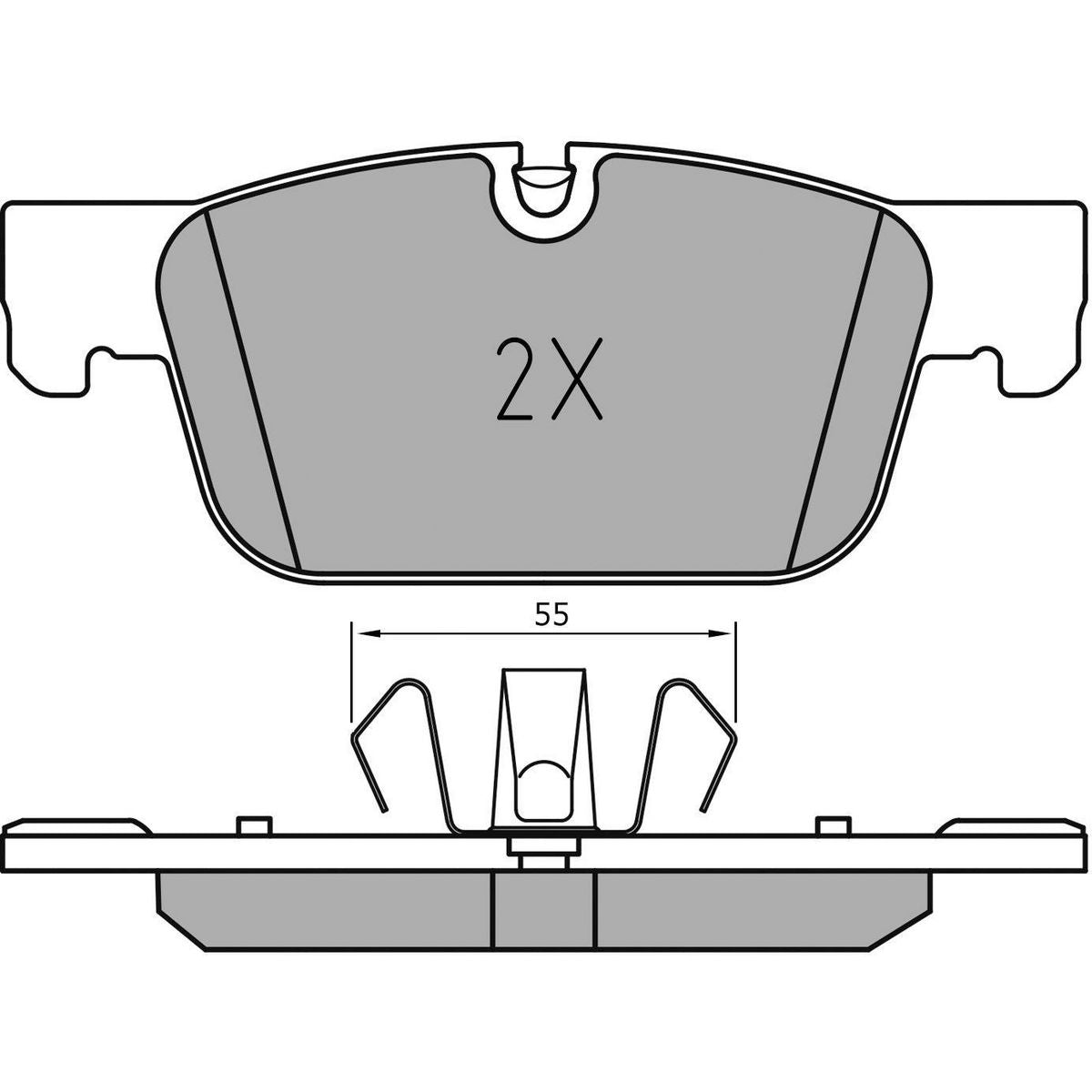 MEYLE Brake Pad Set 025 220 9817/PD