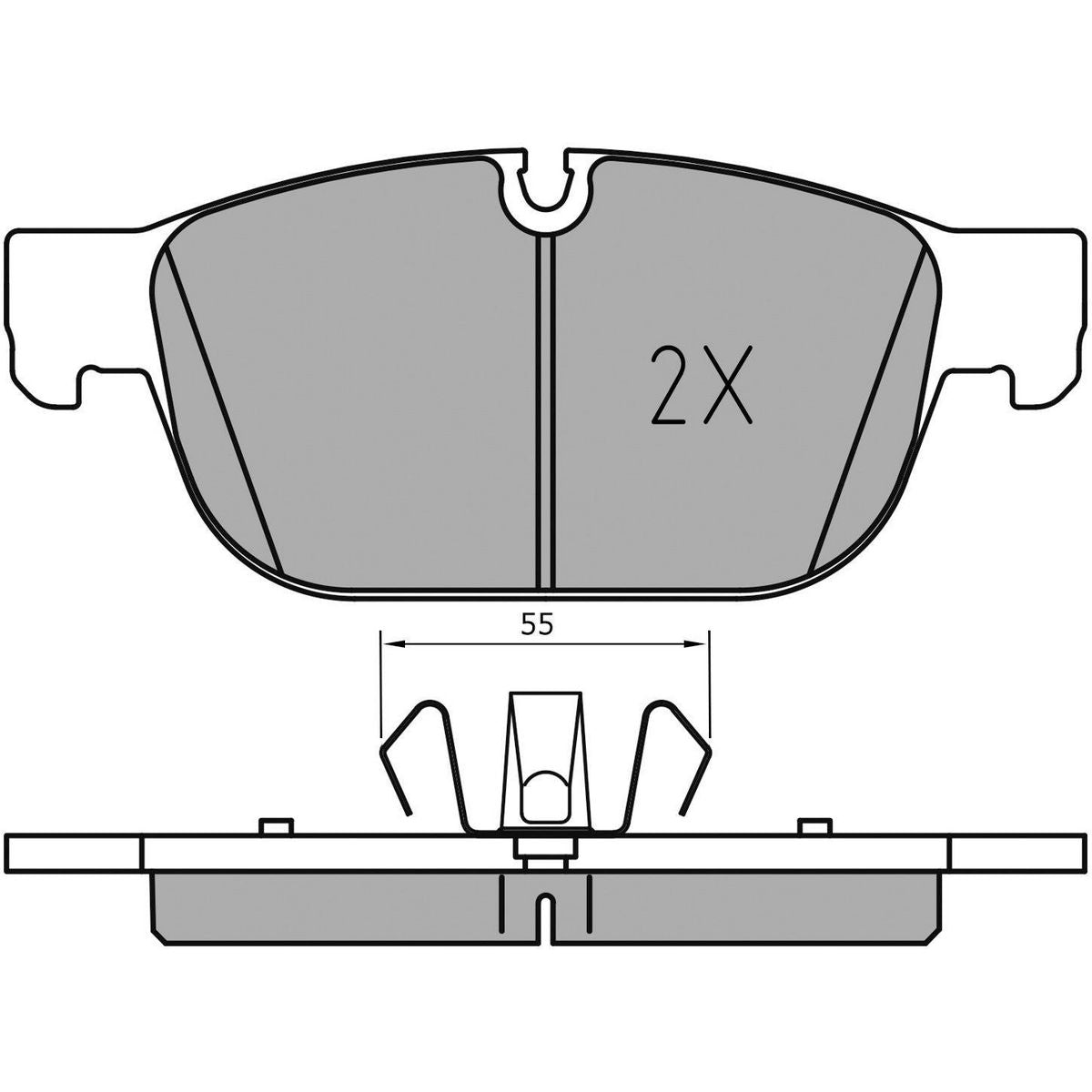 MEYLE Brake Pad Set 025 223 1719/PD