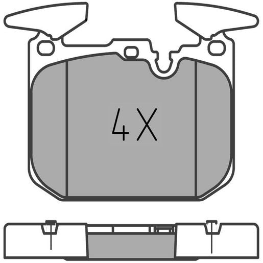MEYLE Brake Pad Set 025 250 2818/PD