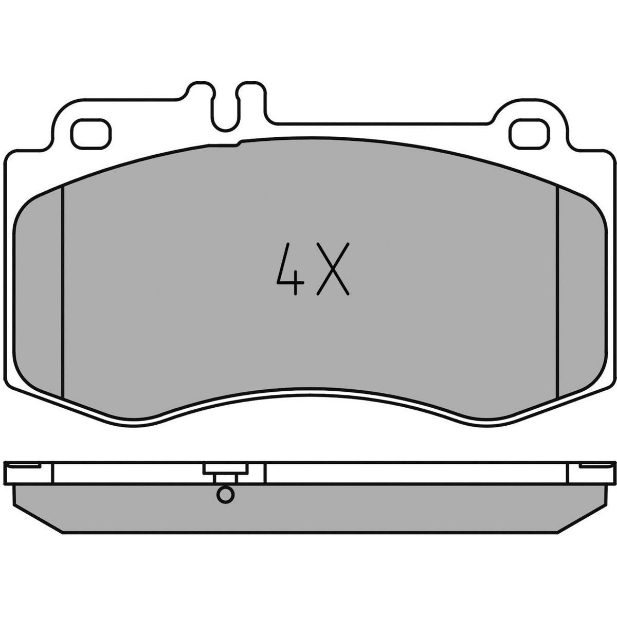 MEYLE Brake Pad Set 025 249 7618