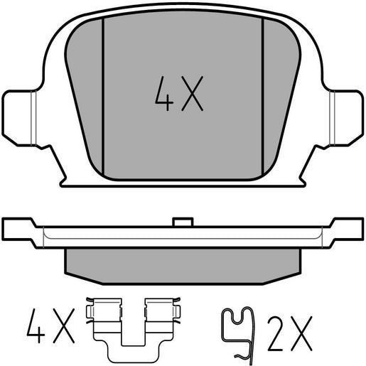 MEYLE Brake Pad Set 025 232 8414