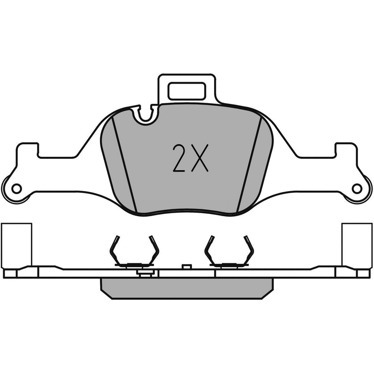 MEYLE Brake Pad Set 025 259 0018/PD