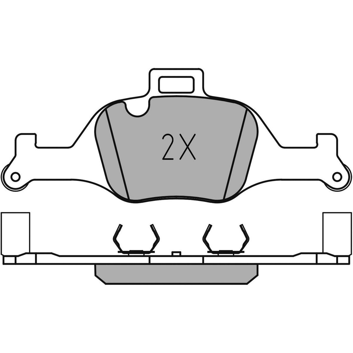 MEYLE Brake Pad Set 025 259 0018/PD