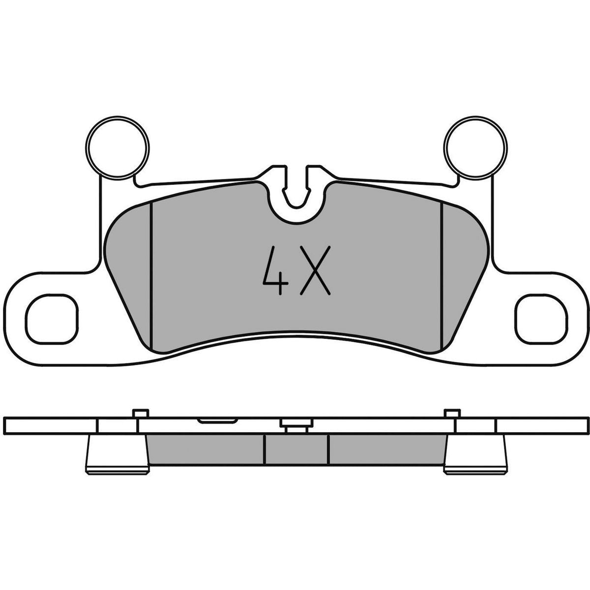 MEYLE Brake Pad Set 025 251 4316/PD