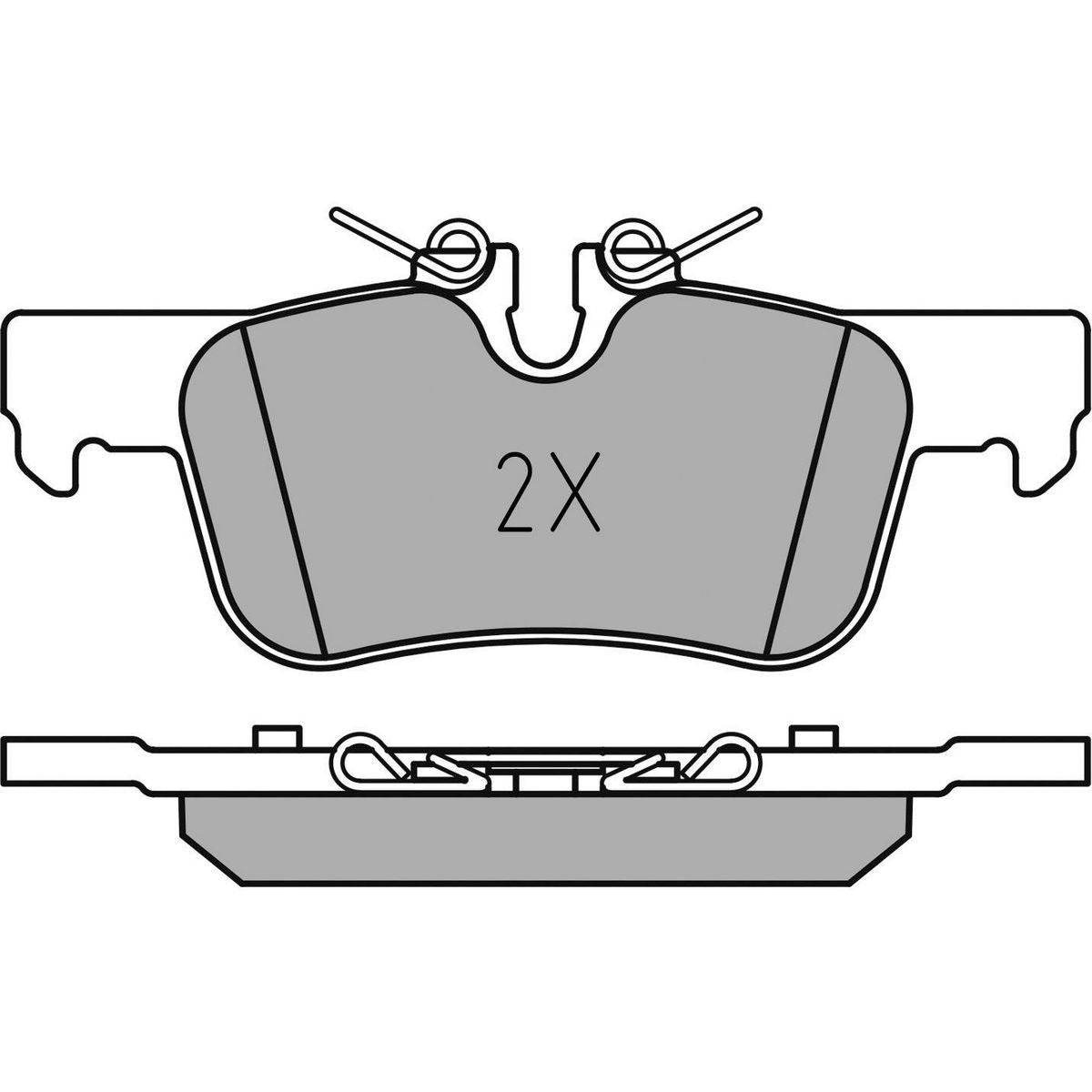 MEYLE Brake Pad Set 025 253 3116/PD