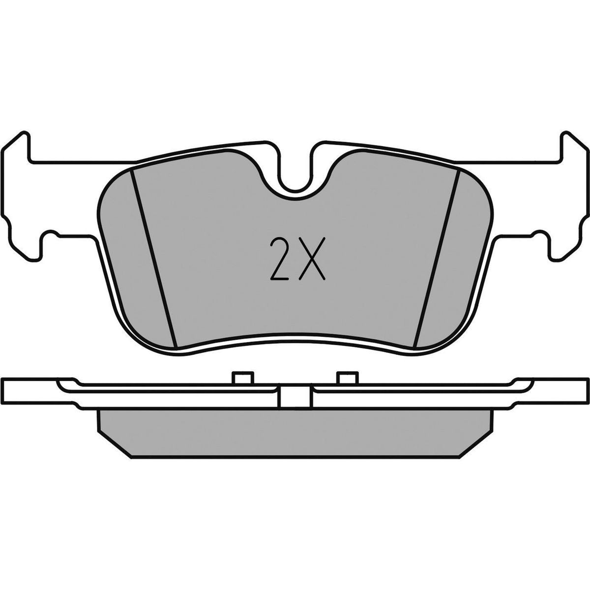 MEYLE Brake Pad Set 025 253 3116/PD