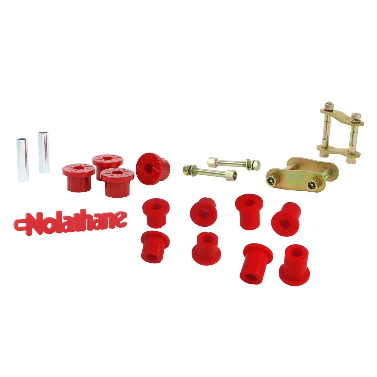 Nolathane Shackle And Pin Kit Rear Spring Bushing And Greaseable NEK45