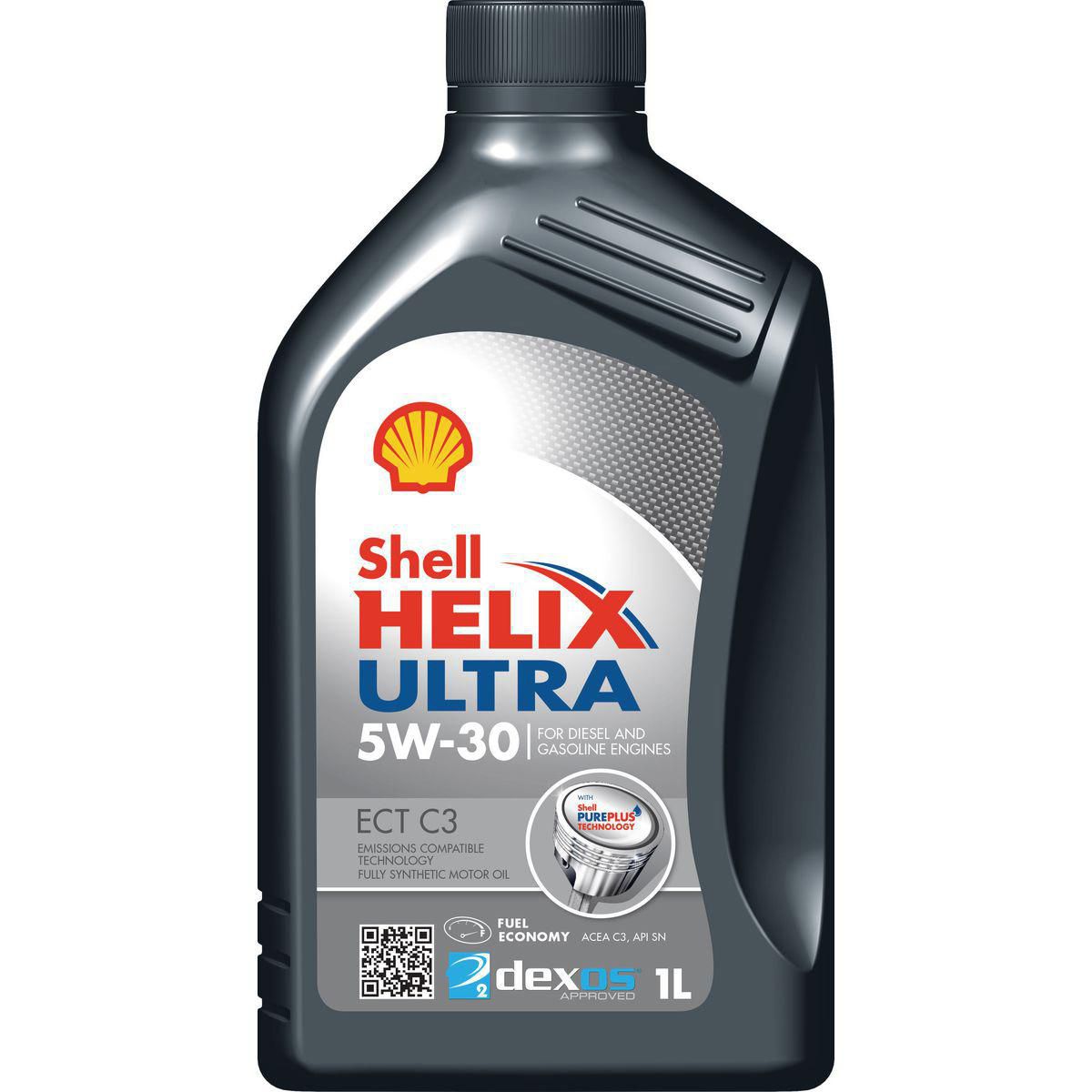 Shell Lubricants Helix Ultra ECT C3 5W30 Full-Syn Engine Oil 1L 310281392