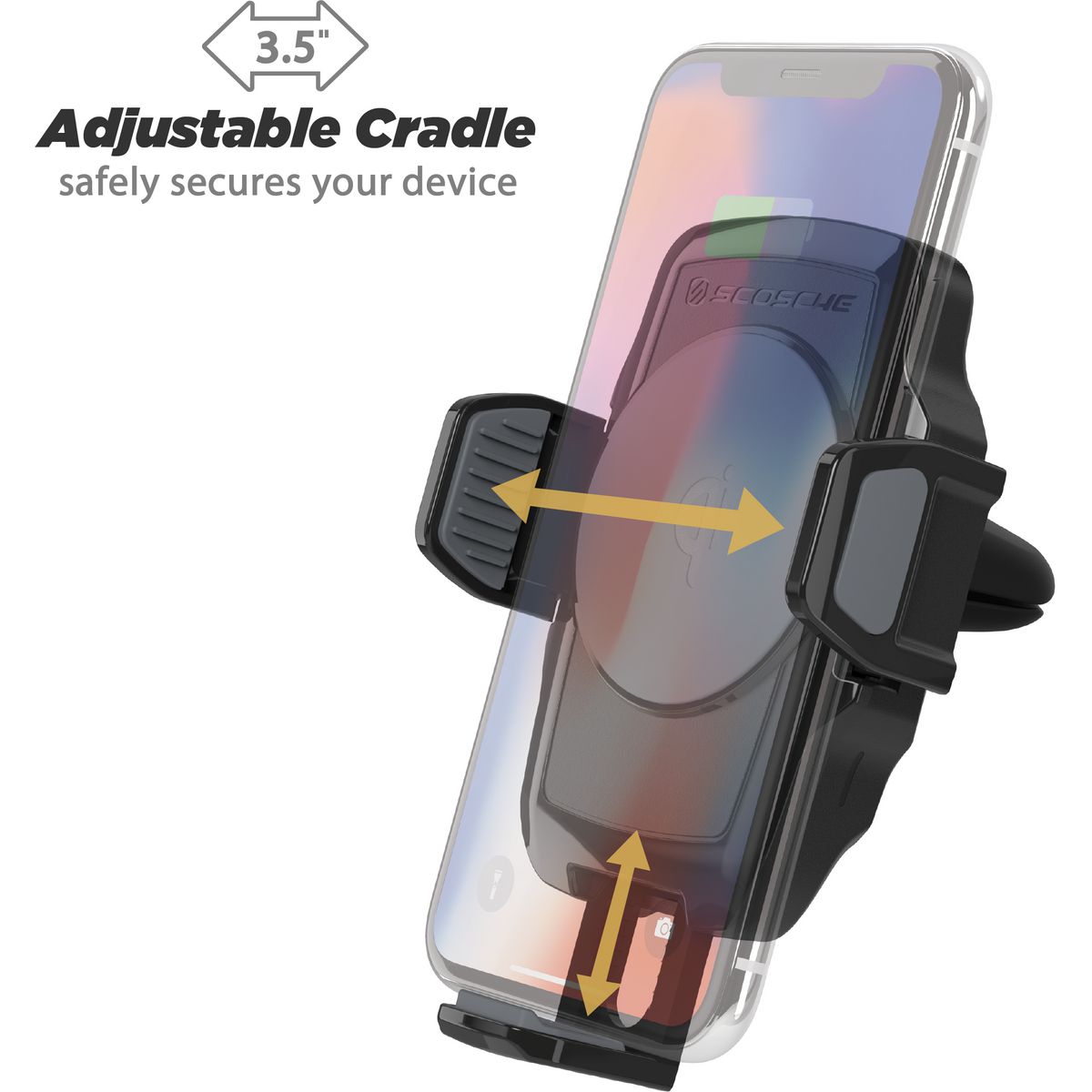 Scosche Wireless Charging Vent Mount Car Phone Holder VQ2M