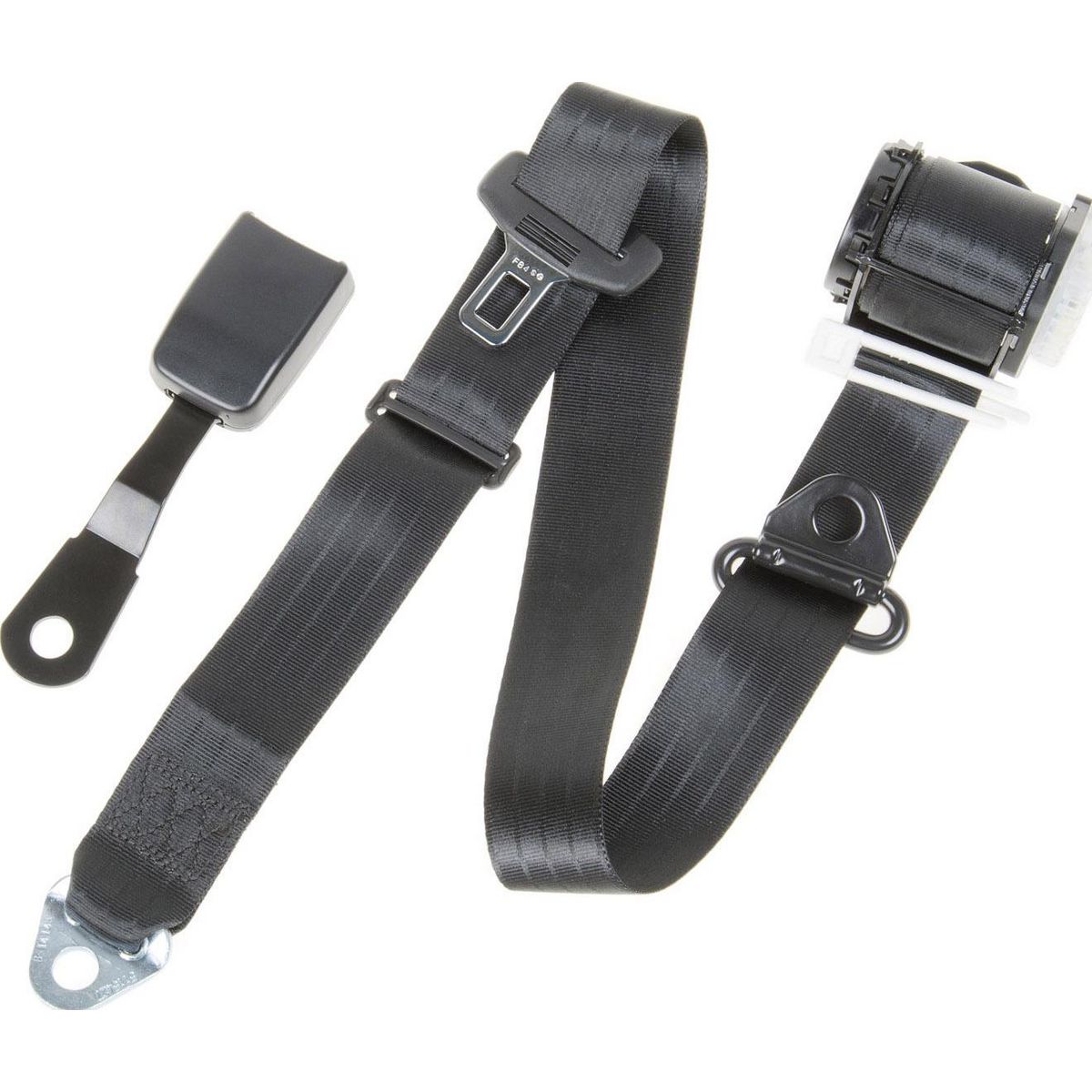 APV Seat Belt 100/90 Retractor IP Passenger Side + Stem 170 ELEC Grey PE6303GY