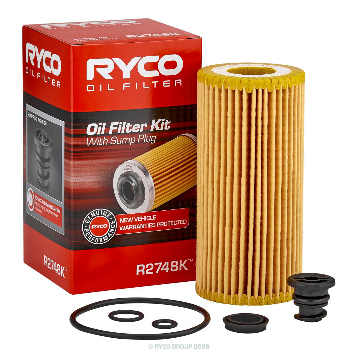 Ryco Oil Filter R2748K
