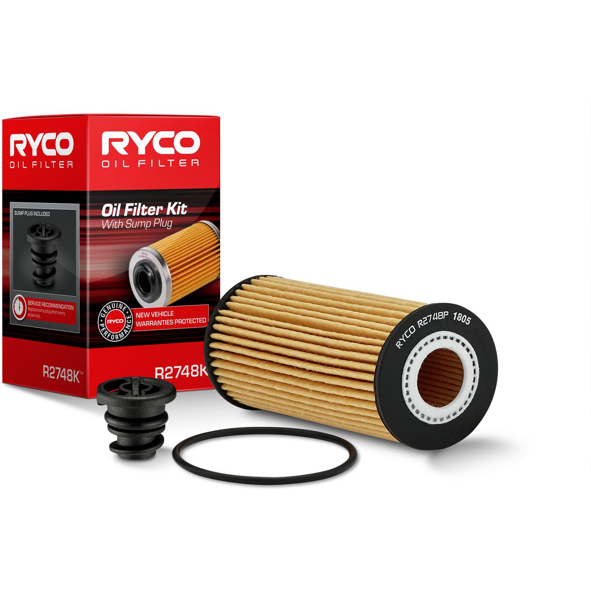 Ryco Oil Filter R2748K