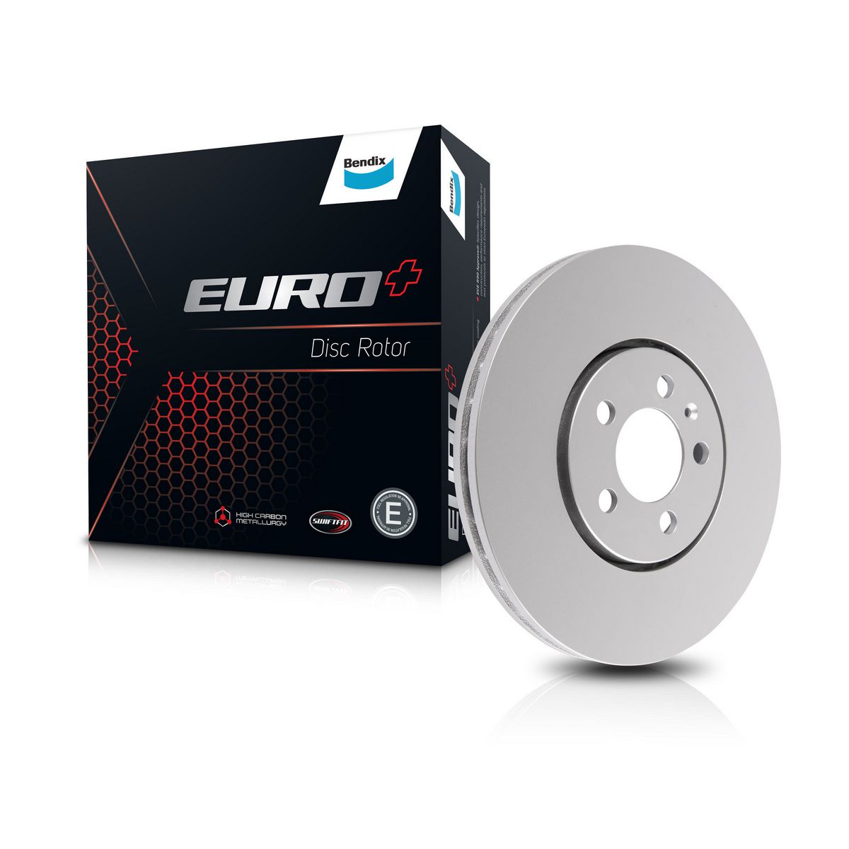 Bendix EURO+ Brake Rotor Pair 288mm Rear BR833 EURO+