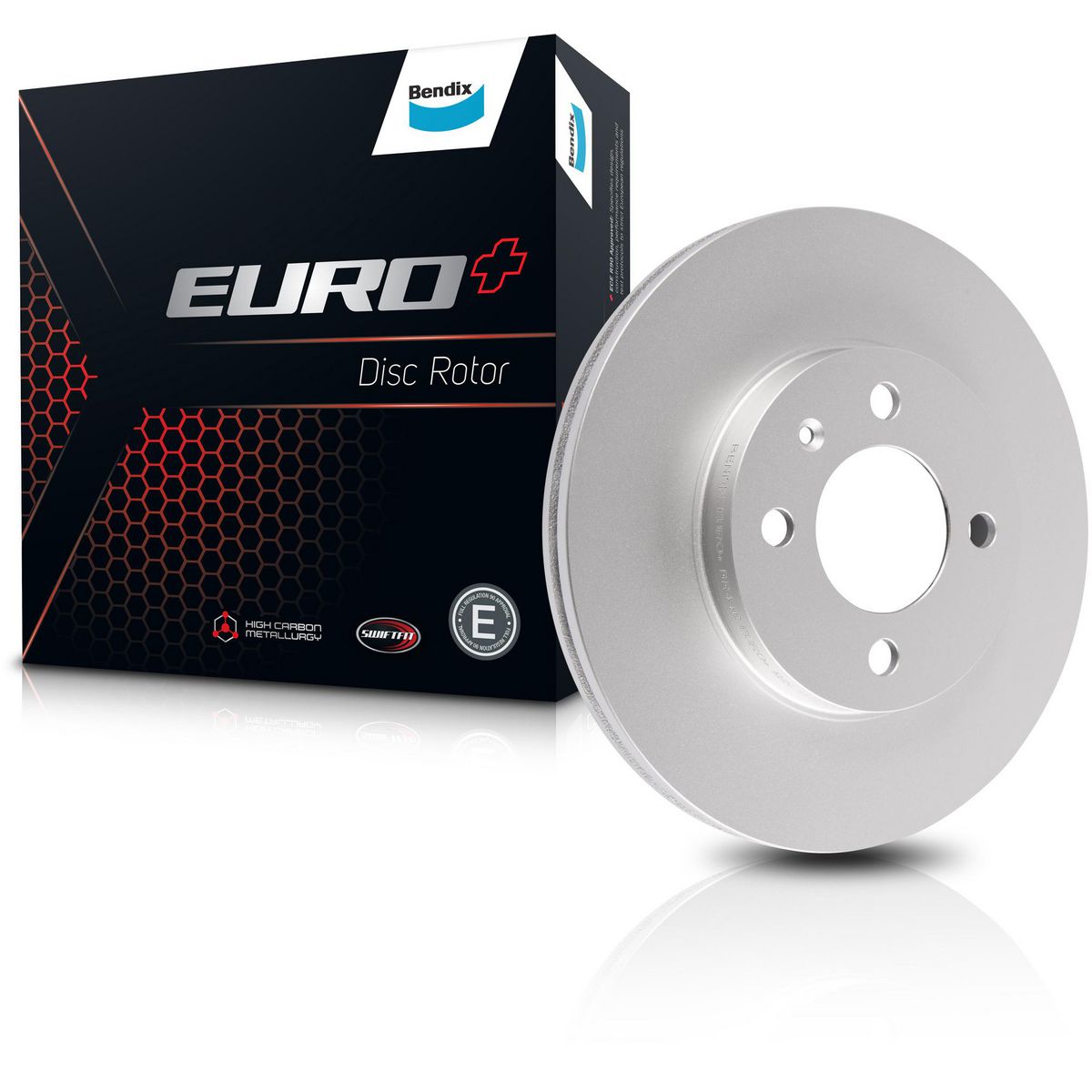 Bendix EURO+ Brake Rotor Single 256mm Front BR446 EURO+
