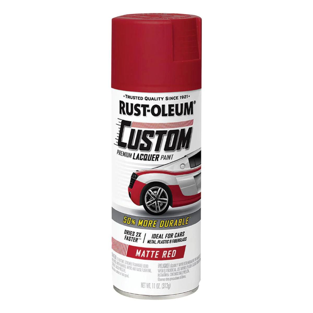 Rust-Oleum Premium Custom Lacquer Matte Red 311g 311484