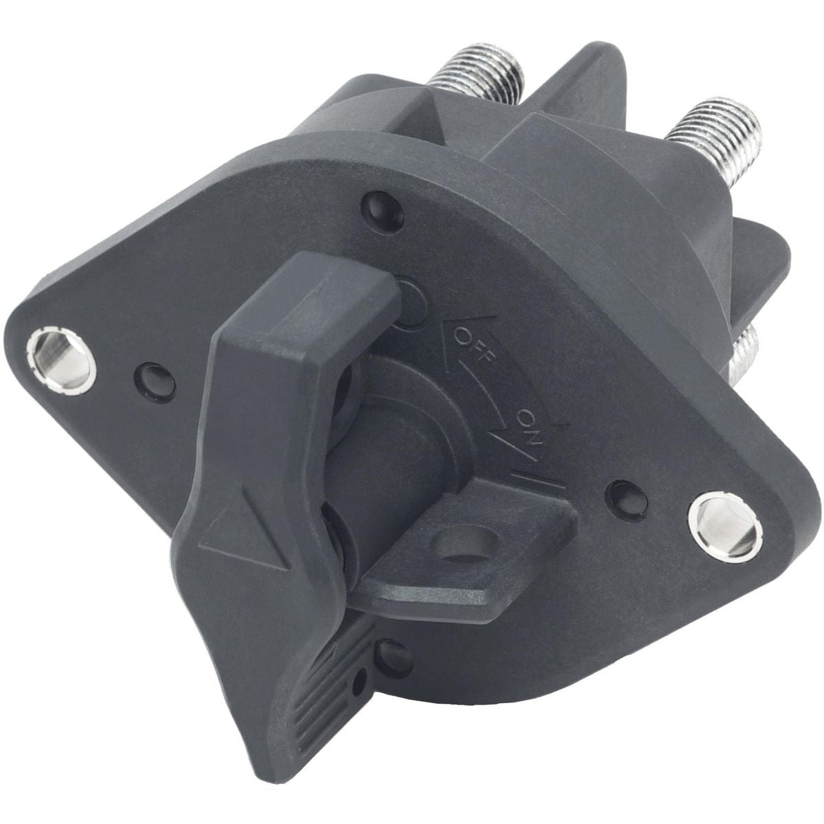 Cole Hersee TR Dual Pole HD Battery Master Switch 400A 48V DC Black Handle (Box of 1) 880175BX