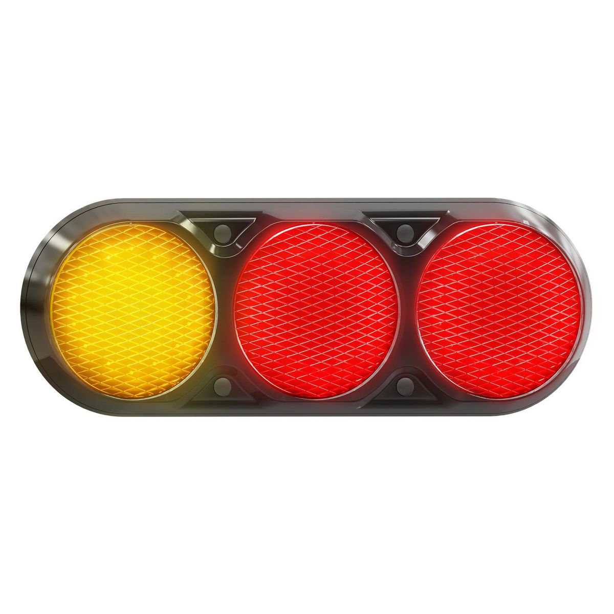 LED Autolamps Stop/Tail, Indicator, Black Bracket, 12 Volt, White Box 407BARR