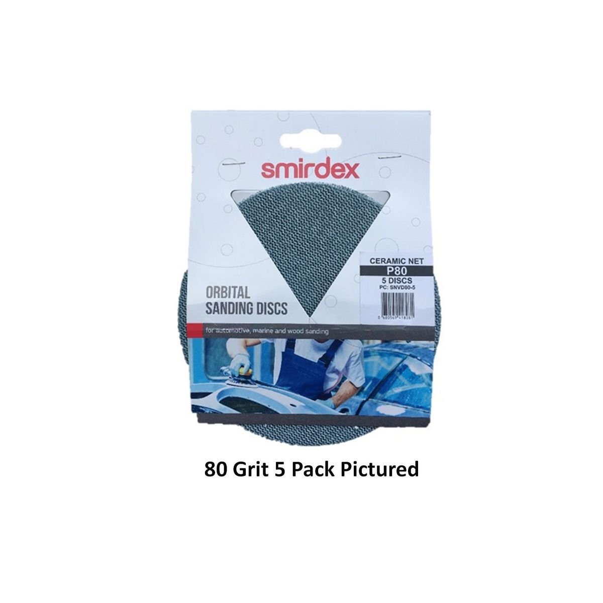Smirde Sanding Disc 240G Ceramic Net - 5 Pack SNVD240-5