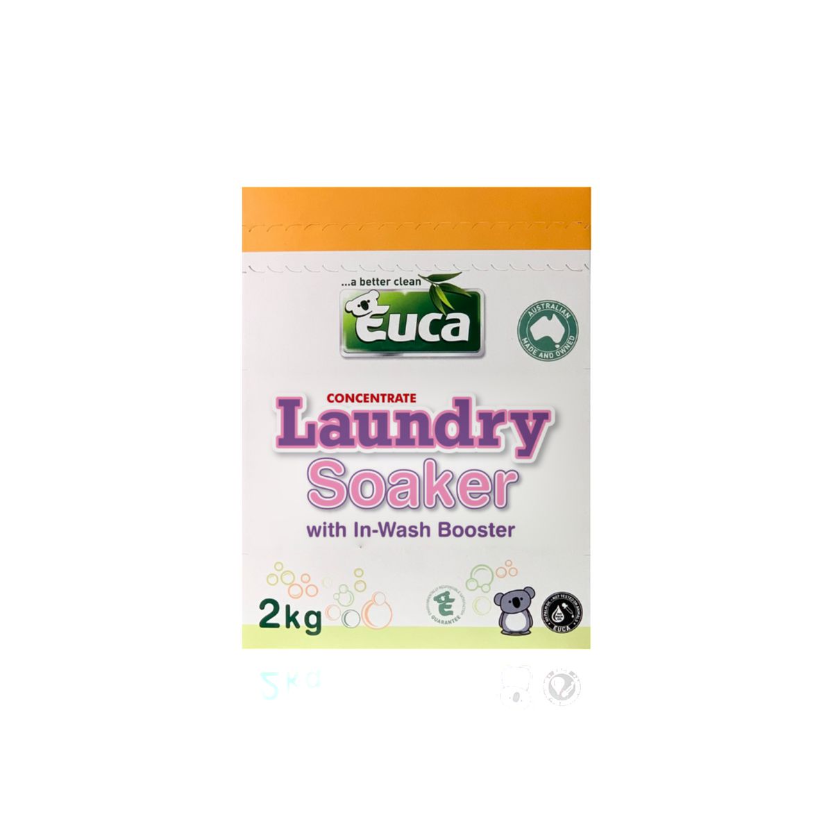 Euca Soaker Laundry Brightener Powder concentrate 2kg Eco Box 107F2R