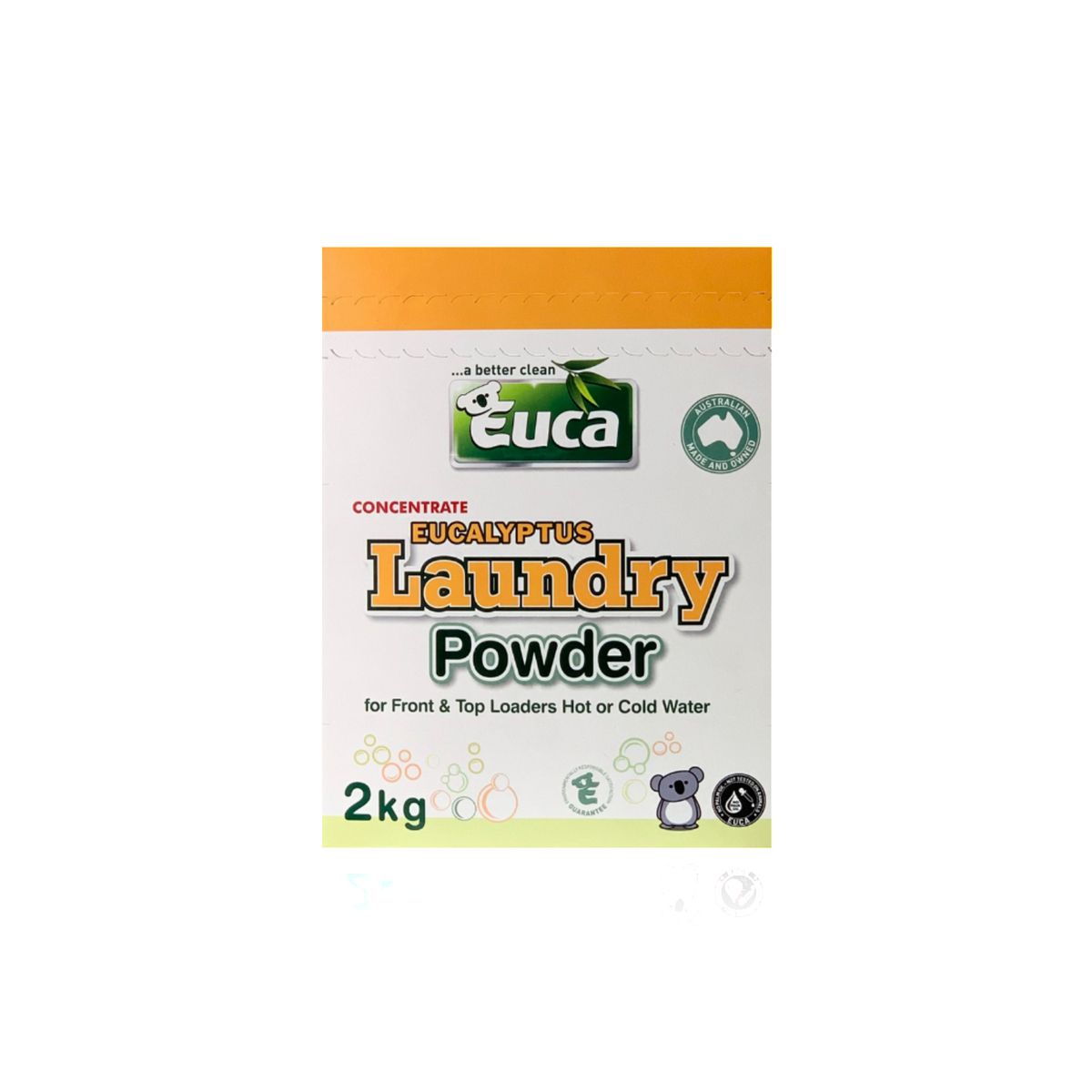 Euca Laundry Powder Concentrate 2Kg Eco Box 106F2R