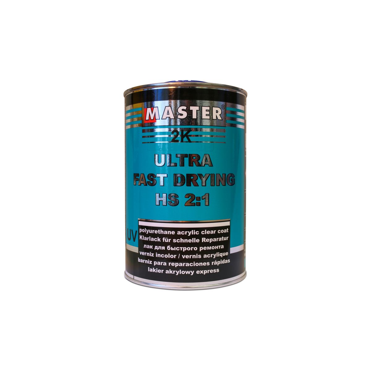 Mastertool Ultra Fast Drying Acrylic Clear Coat 2:1 1L M1962