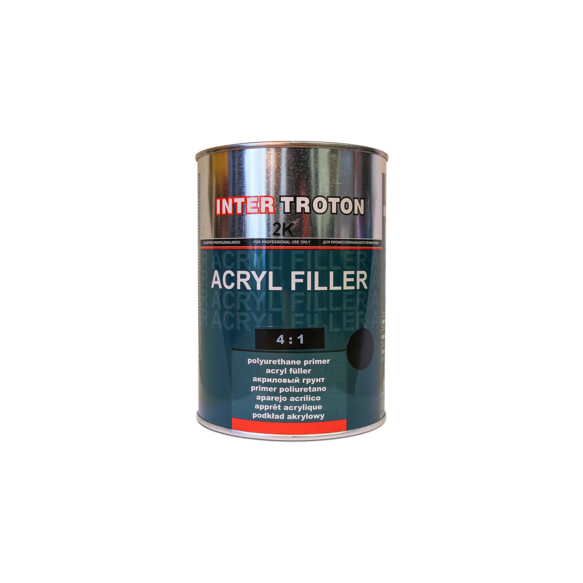 Troton 2K Hs Primer/Filler Black 4:1-Kit 1L T1353