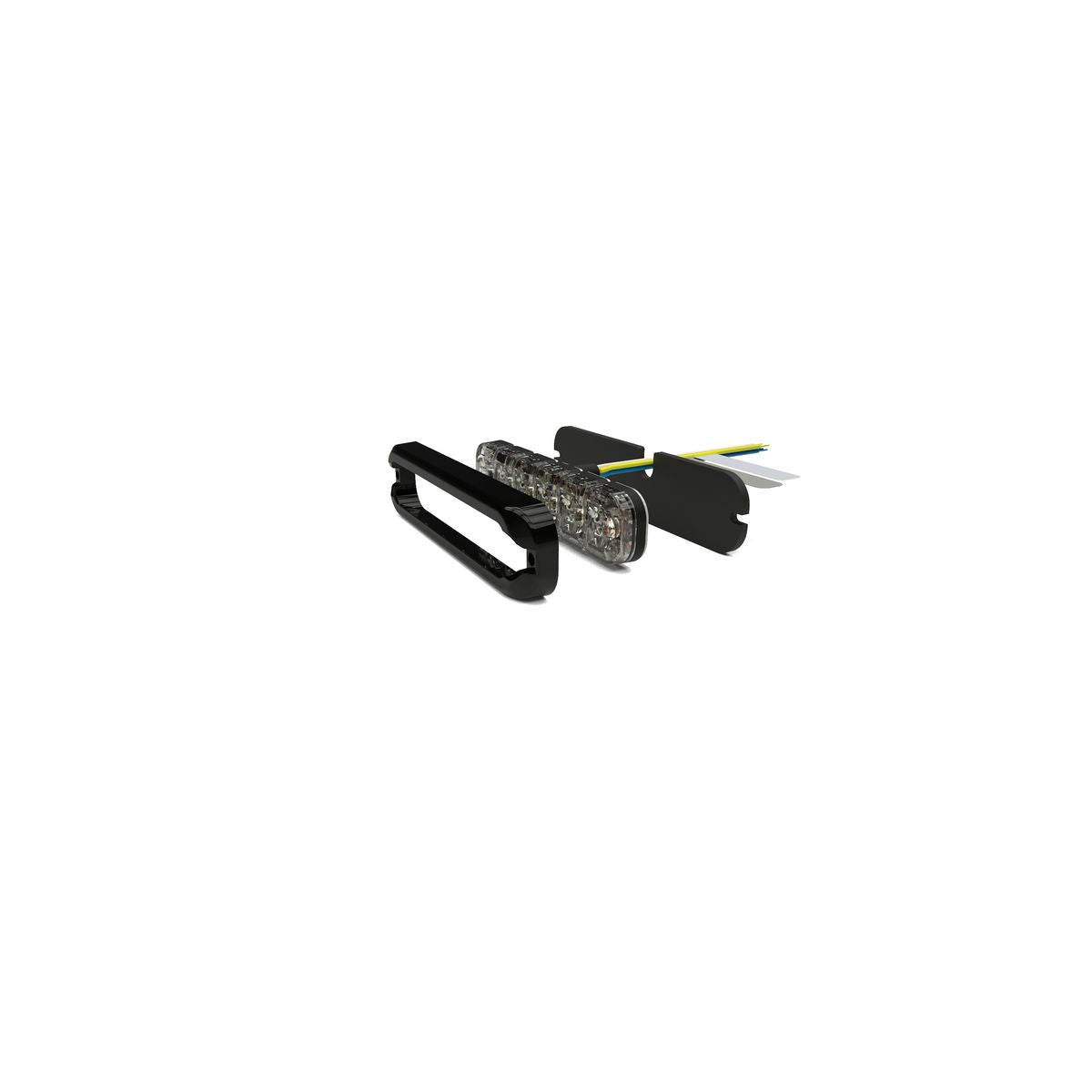 Ecco Led Flexible Dircetional 3M Tape Surface Mount 12Led 12-24V Amb/Wht. Ip67 And Ip69K ED3794AW