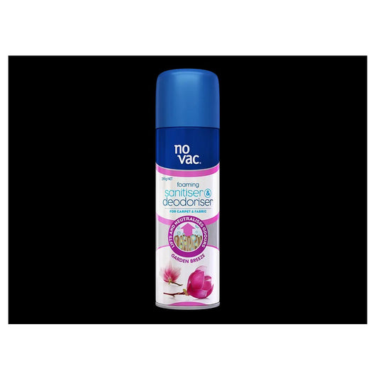 No Vac Foaming Sanitiser + Deodoriser Garden Breeze 290G 31149