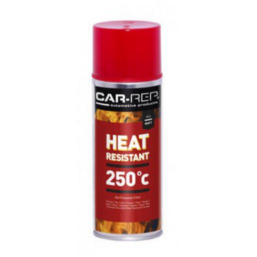 Car-Rep Heat Resistant 250 Degrees C Red 400ml CR01093